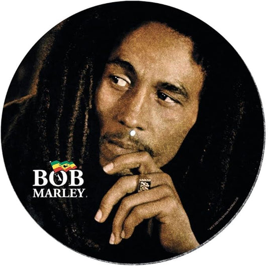 Bob Marley Turntable Record SlipMat for Mixing, DJ Scratching and Home Listening (Legend Design)