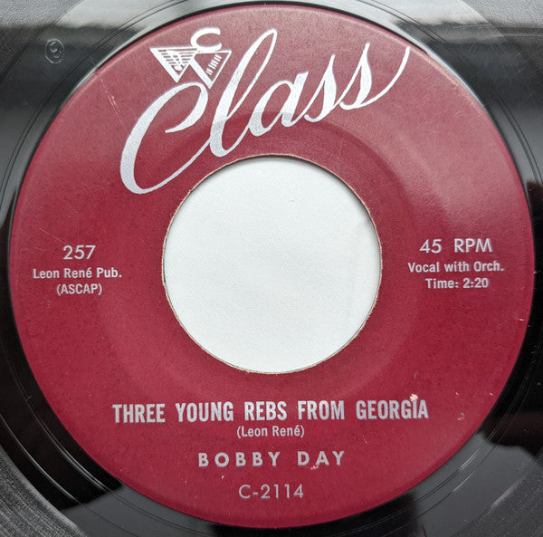 Bobby Day ‎– Unchained Melody / Three Young Rebs From Georgia