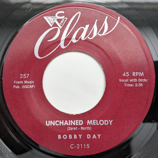 Bobby Day ‎– Unchained Melody / Three Young Rebs From Georgia