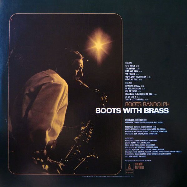 Boots Randolph ‎– Boots With Brass