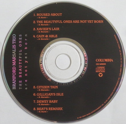 Branford Marsalis Trio ‎– The Beautyful Ones Are Not Yet Born