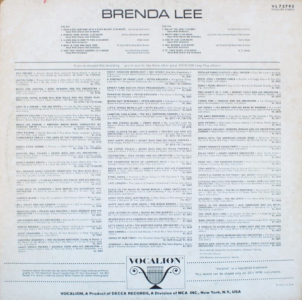 Brenda Lee ‎– Here's Brenda Lee!