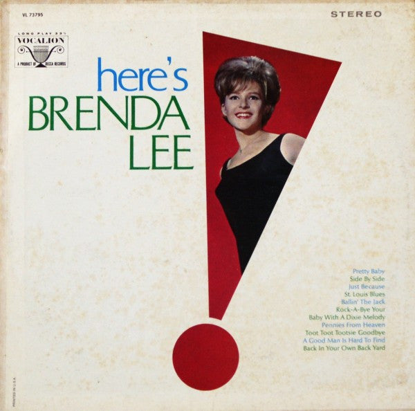 Brenda Lee ‎– Here's Brenda Lee!