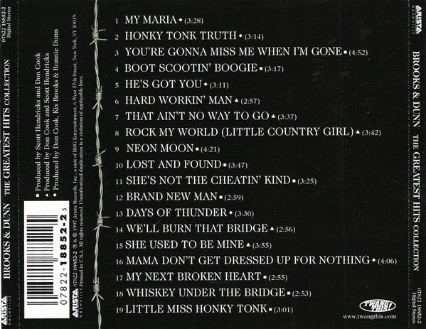 Brooks & Dunn ‎– The Greatest Hits Collection