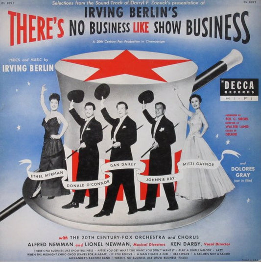 20th Century-Fox Symphony Orchestra And Chorus ‎– Irving Berlin's There's No Business Like Show Business