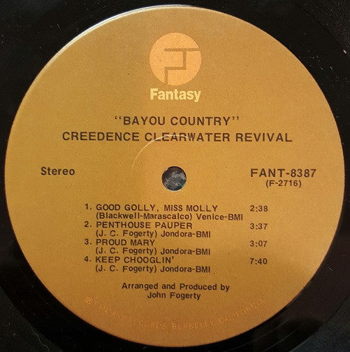 Creedence Clearwater Revival ‎– Bayou Country