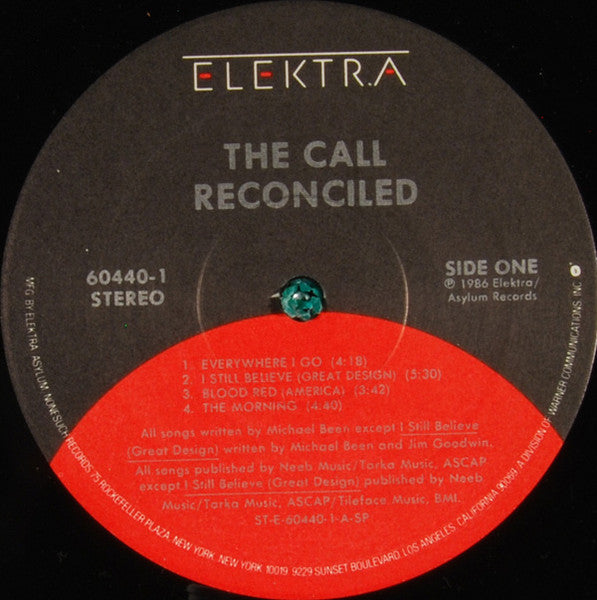 The Call ‎– Reconciled