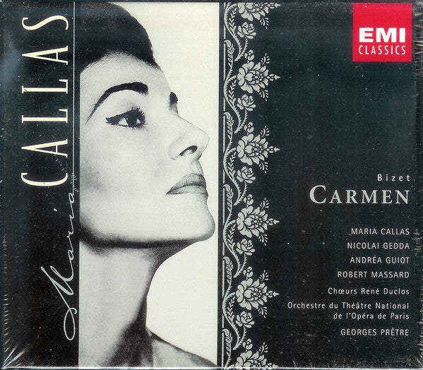 Georges Bizet - Maria Callas, Nicolai Gedda, Andréa Guiot, Robert Massard, Choeurs René Duclos, Orchestre Du Théâtre National De L' Opéra, Georges Prêtre ‎– Carmen