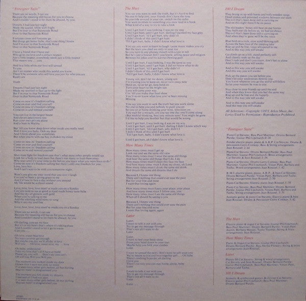 Cat Stevens ‎– Foreigner