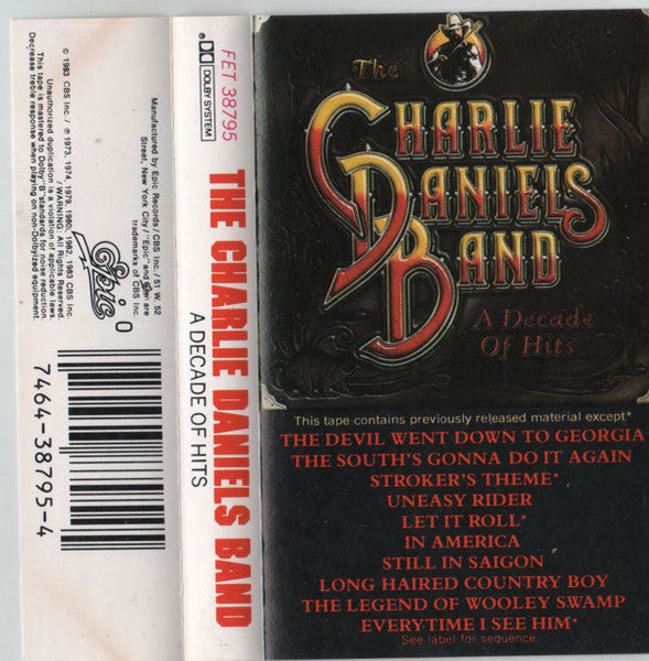 The Charlie Daniels Band ‎– A Decade Of Hits