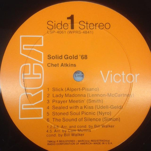 Chet Atkins ‎– Solid Gold '68
