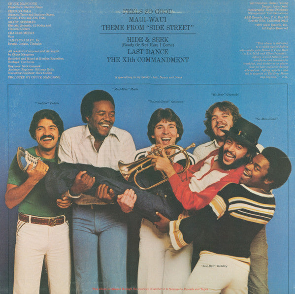 Chuck Mangione ‎– Feels So Good