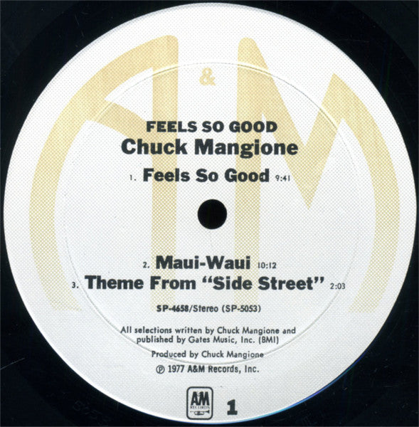 Chuck Mangione ‎– Feels So Good