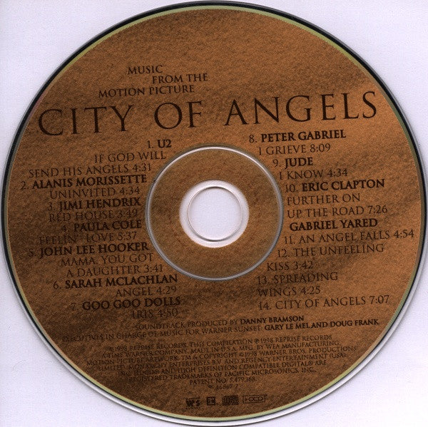 Various ‎– City Of Angels (Music From The Motion Picture)