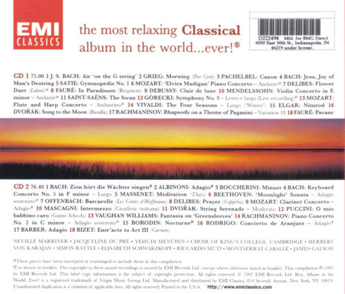 Various ‎– The Most Relaxing Classical Album In The World Ever!