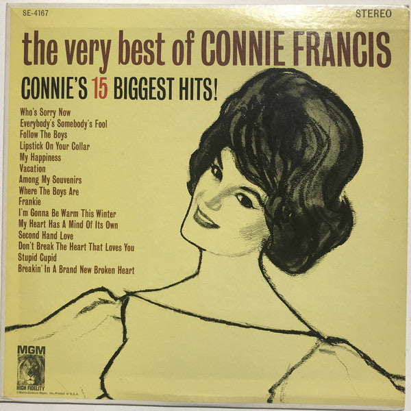 Connie Francis ‎– The Very Best Of Connie Francis