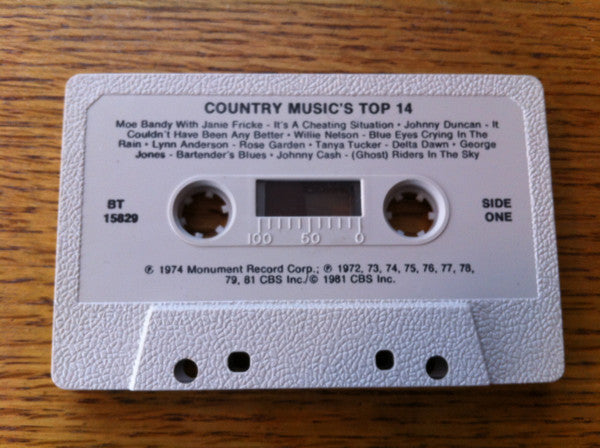 Various ‎– Country Music's Top 14