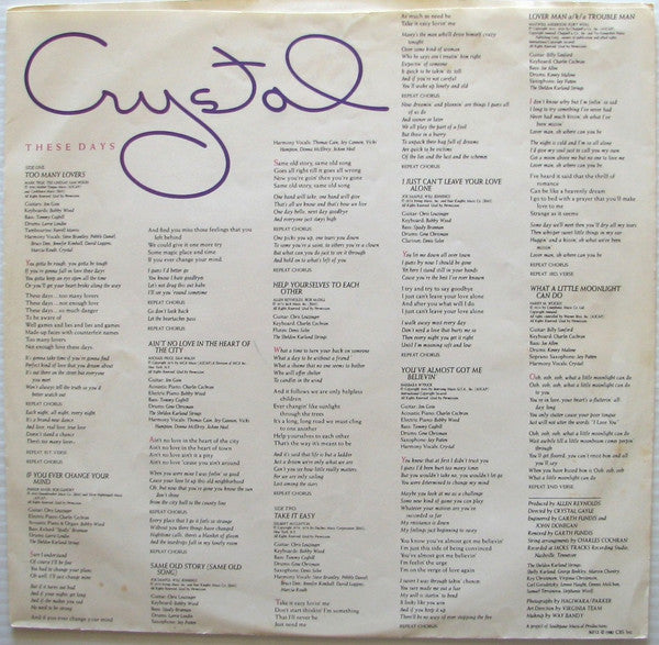Crystal Gayle ‎– These Days