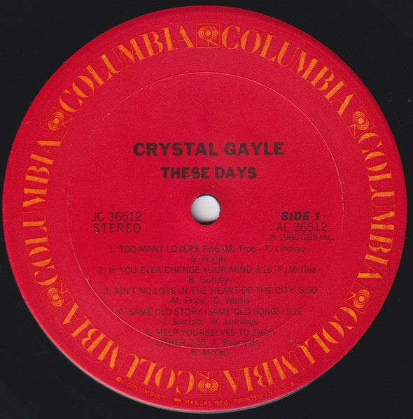 Crystal Gayle ‎– These Days