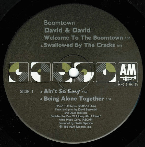 David + David ‎– Boomtown