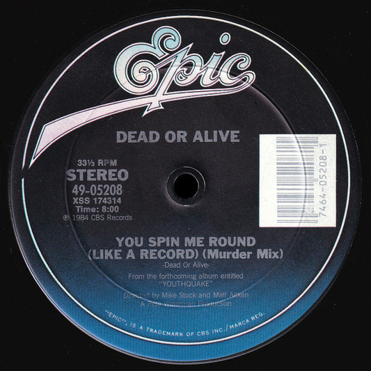 Dead Or Alive ‎– You Spin Me Round (Like A Record) (Murder Mix)