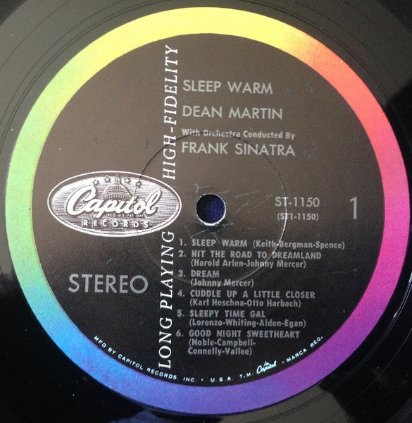 Dean Martin ‎– Sleep Warm