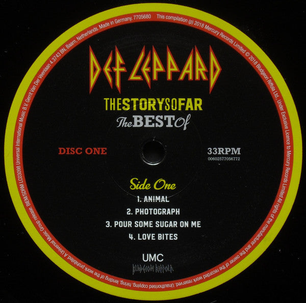 Def Leppard ‎– The Story So Far: The Best Of