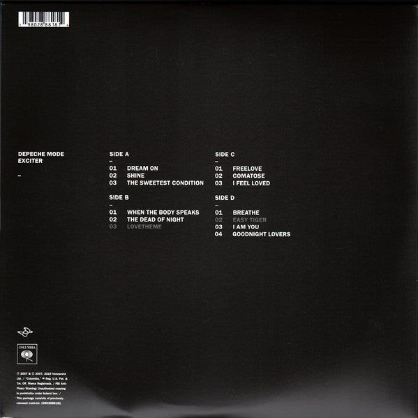 Depeche Mode ‎– Exciter