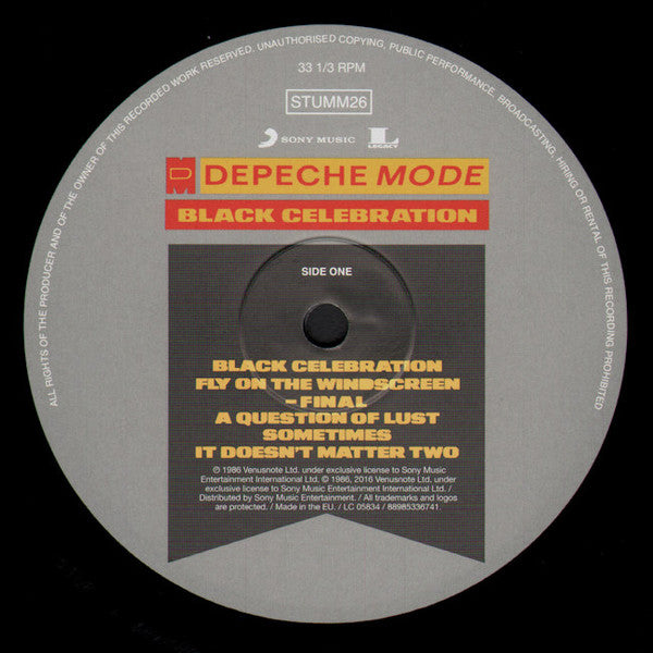 Depeche Mode ‎– Black Celebration