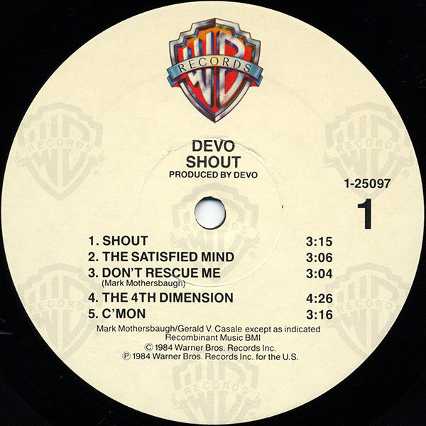 Devo ‎– Shout