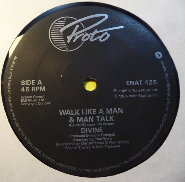 Divine ‎– Walk Like A Man
