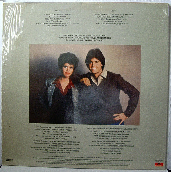 Donny And Marie Osmond ‎– Winning Combination