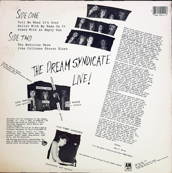 The Dream Syndicate ‎– This Is Not The New Dream Syndicate Album... Live!