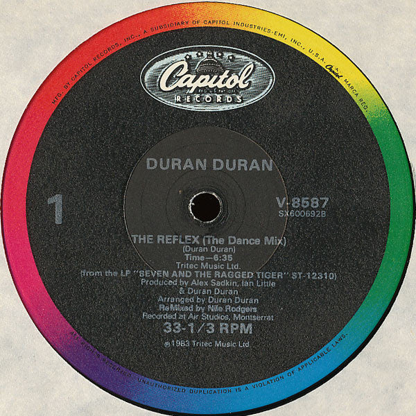 Duran Duran ‎– The Reflex (The Dance Mix)