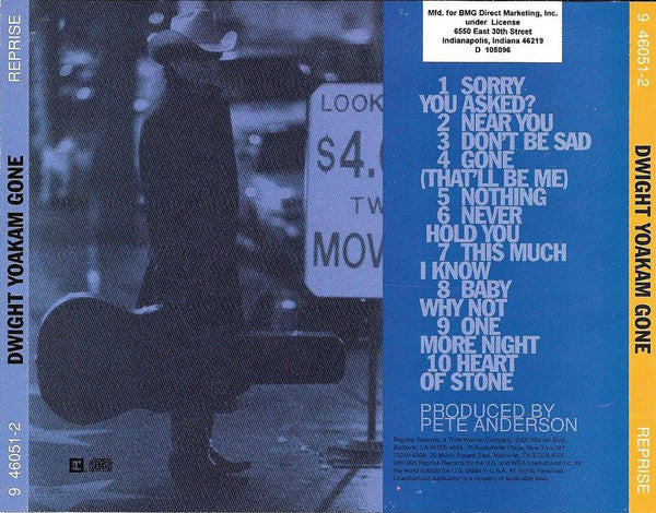 Dwight Yoakam ‎– Gone