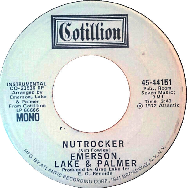Emerson, Lake & Palmer ‎– Nutrocker
