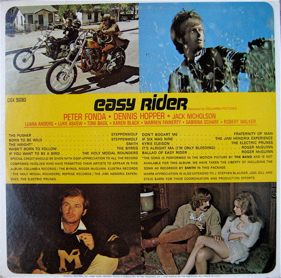 Various ‎– Easy Rider (Music From The Soundtrack)
