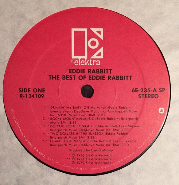 Eddie Rabbitt ‎– The Best Of Eddie Rabbitt