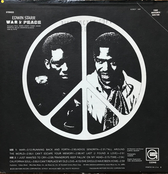 Edwin Starr ‎– War And Peace