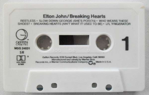 Elton John ‎– Breaking Hearts
