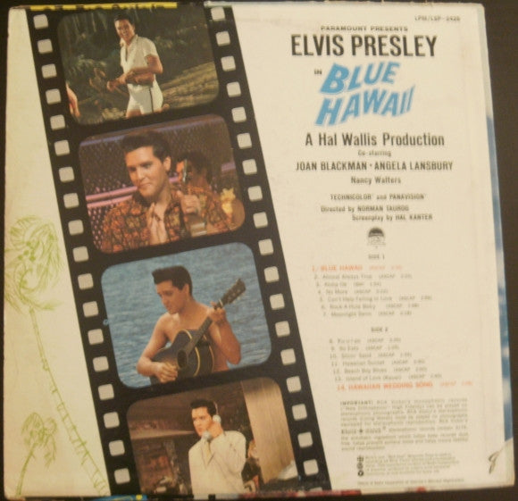 Elvis Presley ‎– Blue Hawaii