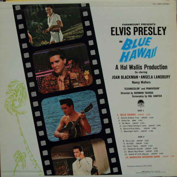 Elvis Presley ‎– Blue Hawaii