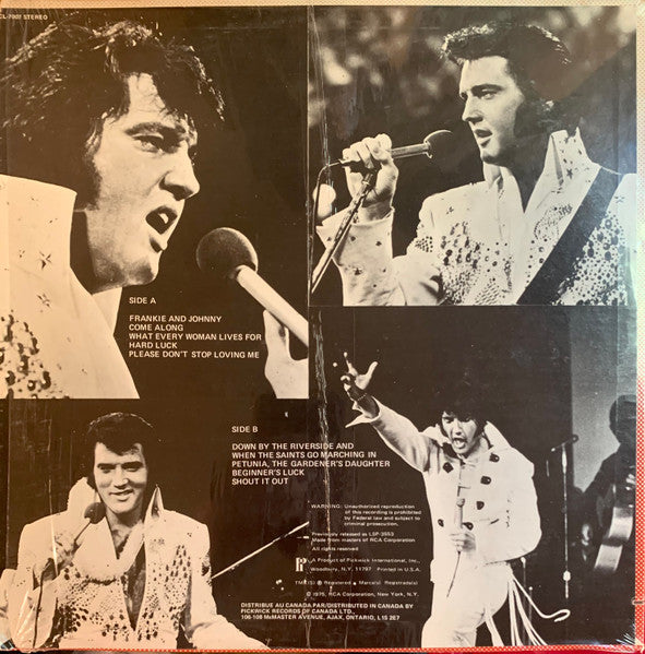 Elvis Presley ‎– Frankie And Johnny