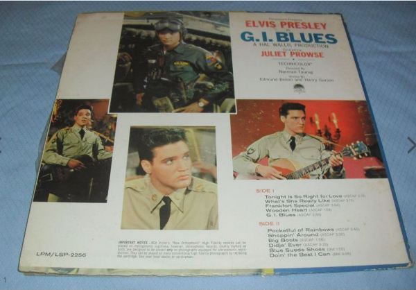 Elvis Presley ‎– G. I. Blues