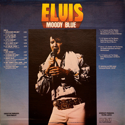 Elvis Presley ‎– Moody Blue