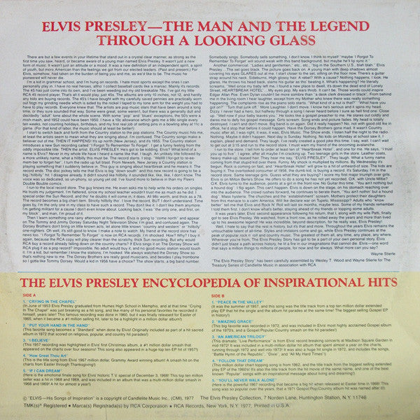 Elvis Presley ‎– Elvis - His Songs Of Inspiration