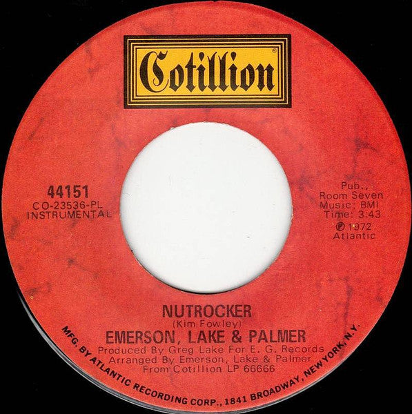 Emerson, Lake & Palmer ‎– Nutrocker / The Great Gates Of Kiev