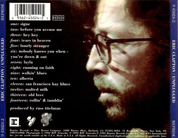 Eric Clapton ‎– Unplugged