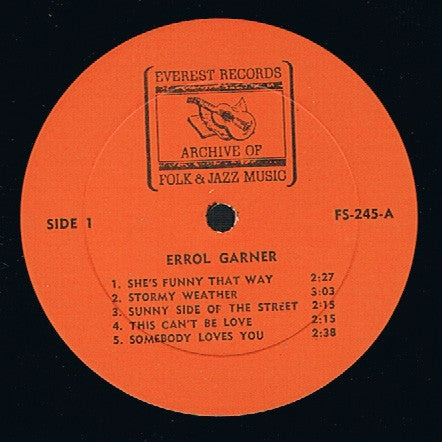Errol Garner ‎– Errol Garner
