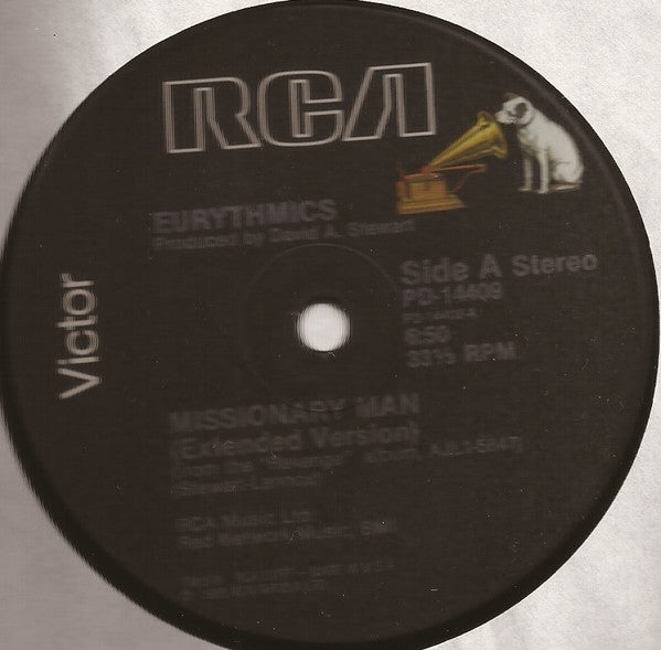 Eurythmics ‎– Missionary Man